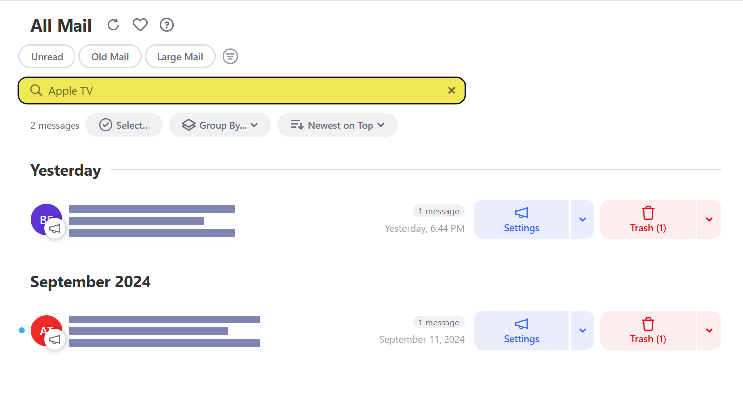 Clean Email Search Basics