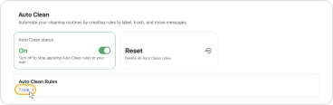 Reviewing Auto Clean rules