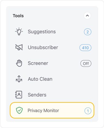 Privacy Monitor by Clean Email