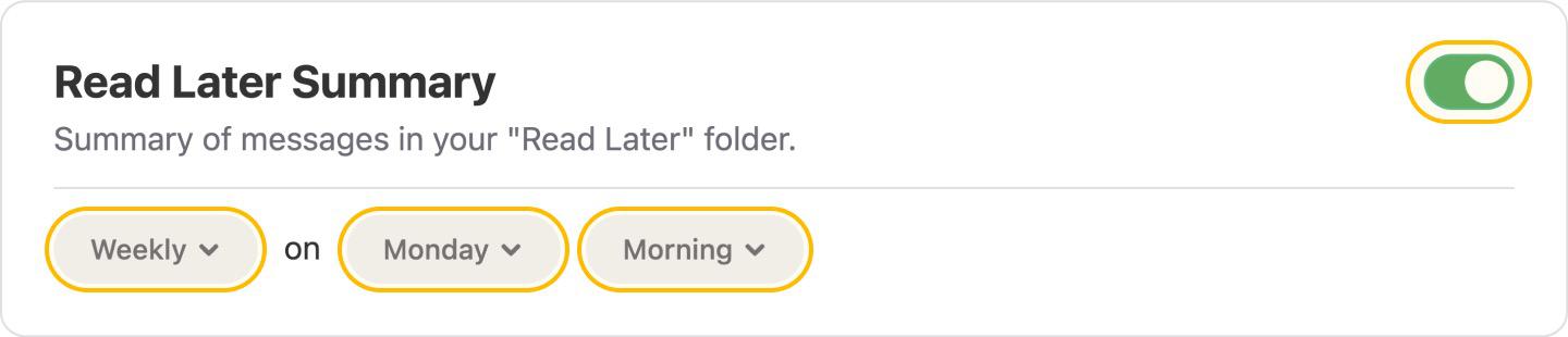 Last Read Message Read Later