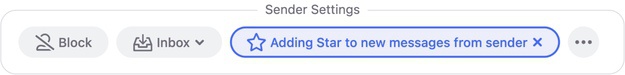 Adding Star to New Messages button