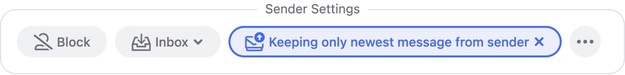 A Keeping Only Newest button