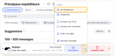 Autres méthodes pour se désabonner