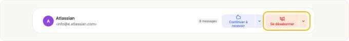 Se désabonner d’une liste d’e-mails