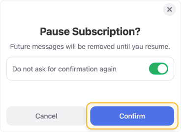Click Confirm