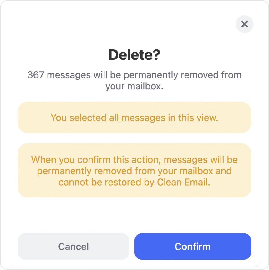 Move Messages to the Trash or Remove Them Permanently