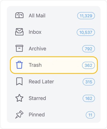 Move Messages to the Trash or Remove Them Permanently