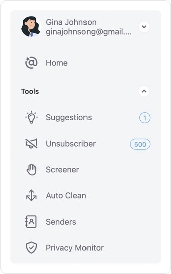 When Auto Clean is enabled, no indicator appears