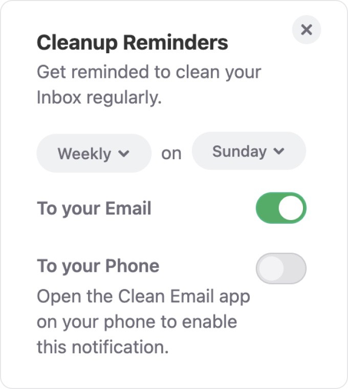 Cleaning More Messages for Free