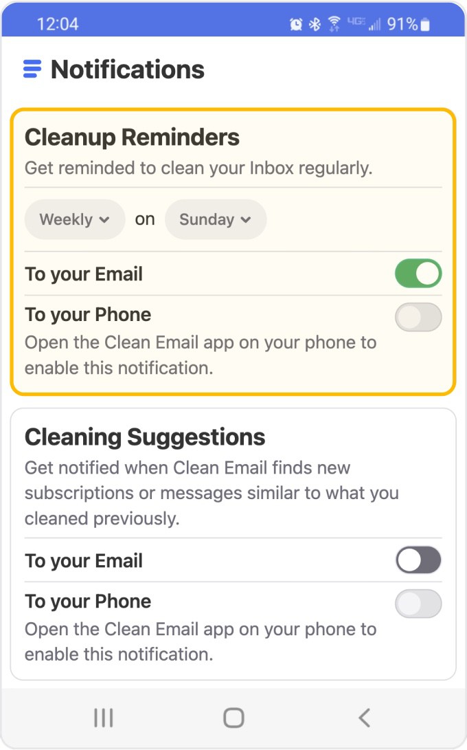 Cleaning More Messages for Free