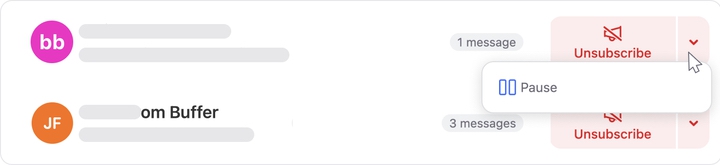 Clean Email Unsubscriber for managing multiple subscriptions