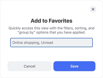 Adjust the suggested name or enter a new one, then click Save