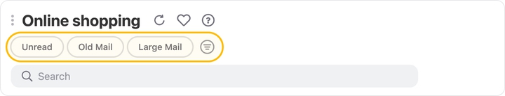 Open Inbox, All Mail, or a Smart Folder and apply the desired filters