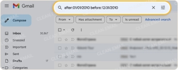 Archive Gmail emails by date