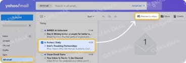 How to Unarchive Archived Emails іn Yahoo Mail Desktop