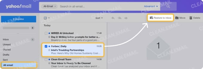 How to Unarchive Archived Emails іn Yahoo Mail Desktop
