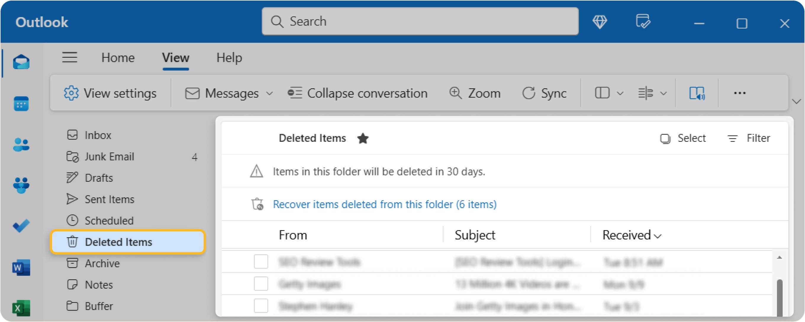 does archive email mean delete