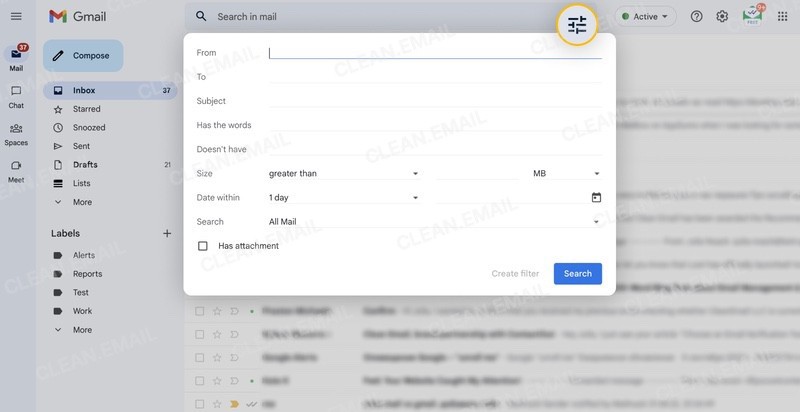 Auto-mark incoming emails as read with a Gmail filter