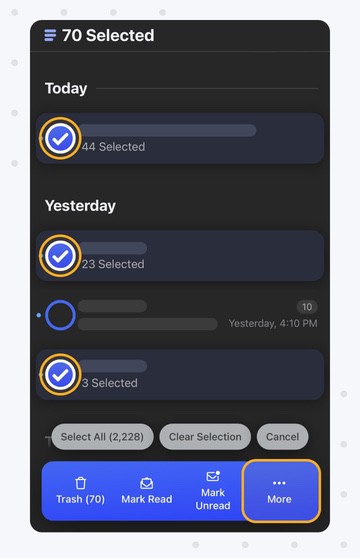 Mark Messages as Spam on iPhone