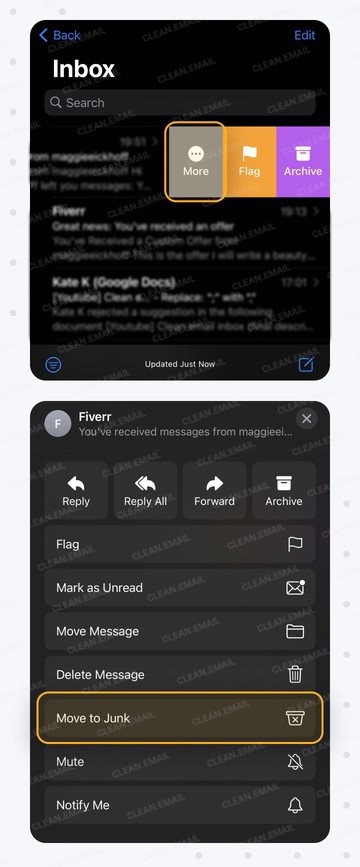 How to mark a single message