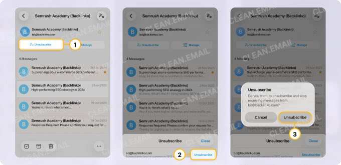 Chuck unsubscribe tools for managing email subscriptions
