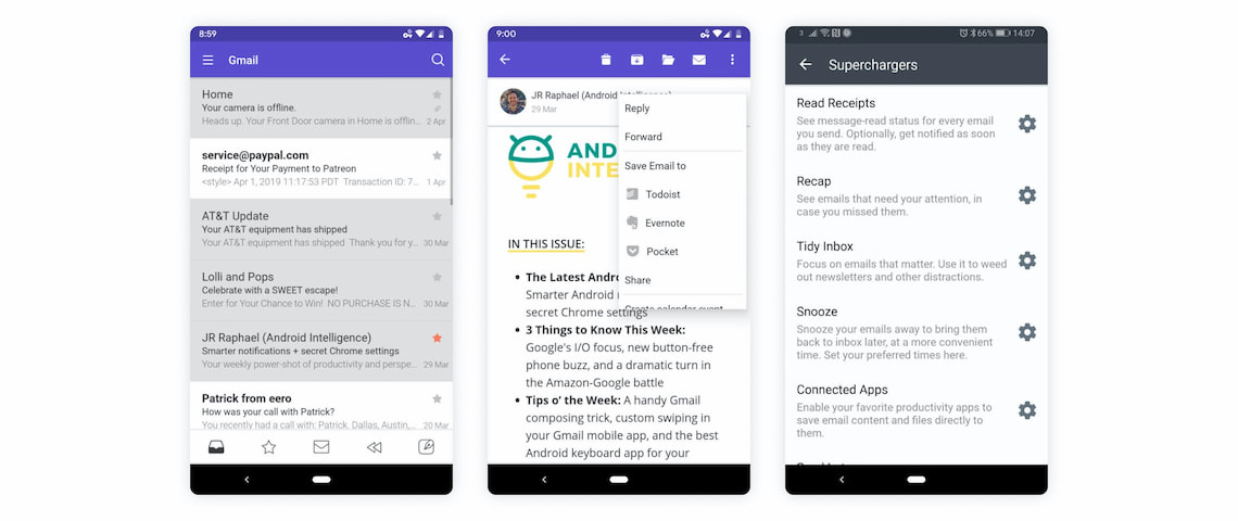 Newton Mail Android best email app