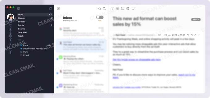 Airmail email client for Mac with a unified inbox and multiple account support