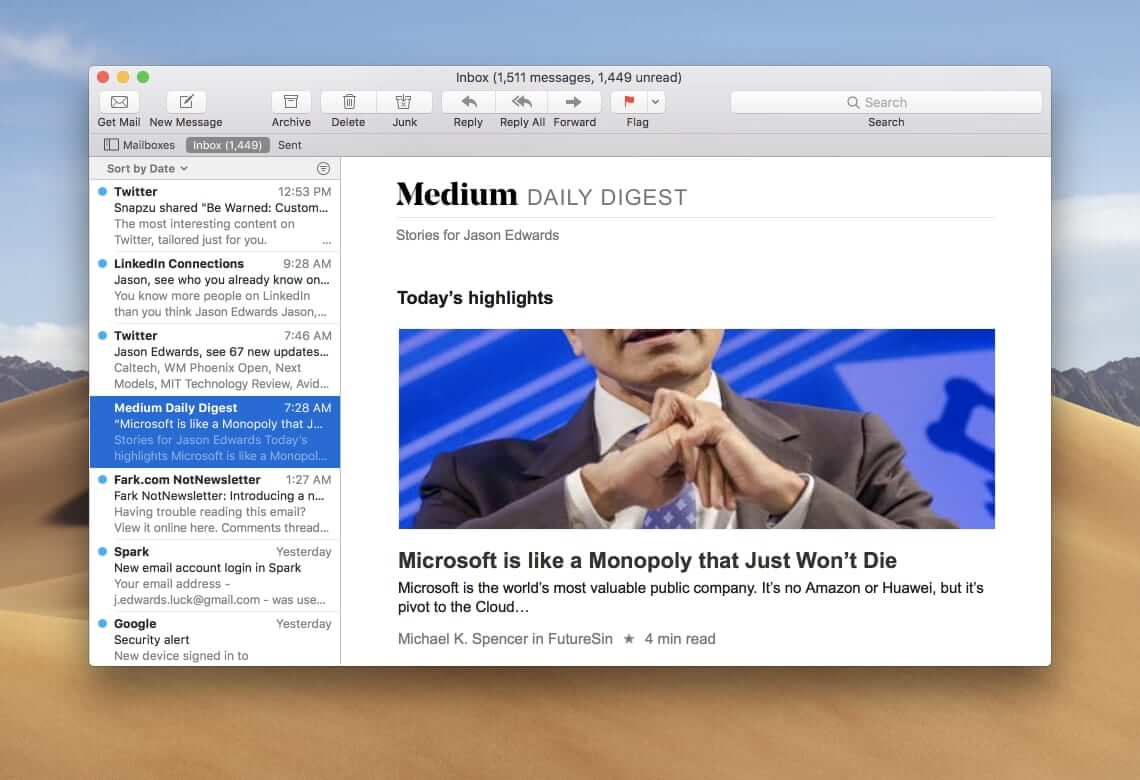 best mac email clients for google