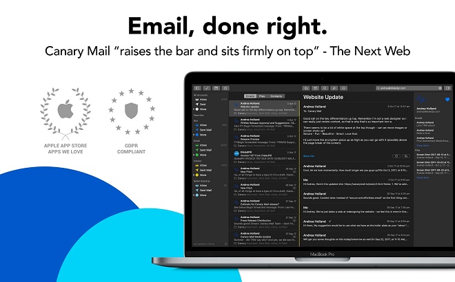 Canary Mail client