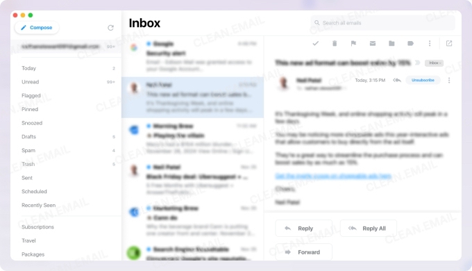 Edison Mail client for quick unsubscribe and inbox management