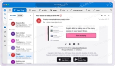 Microsoft Outlook email client for business and professional use