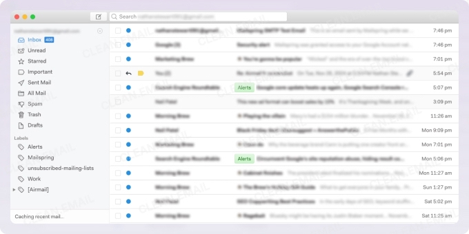 Mailspring desktop email client for Mac, Windows, and Linux
