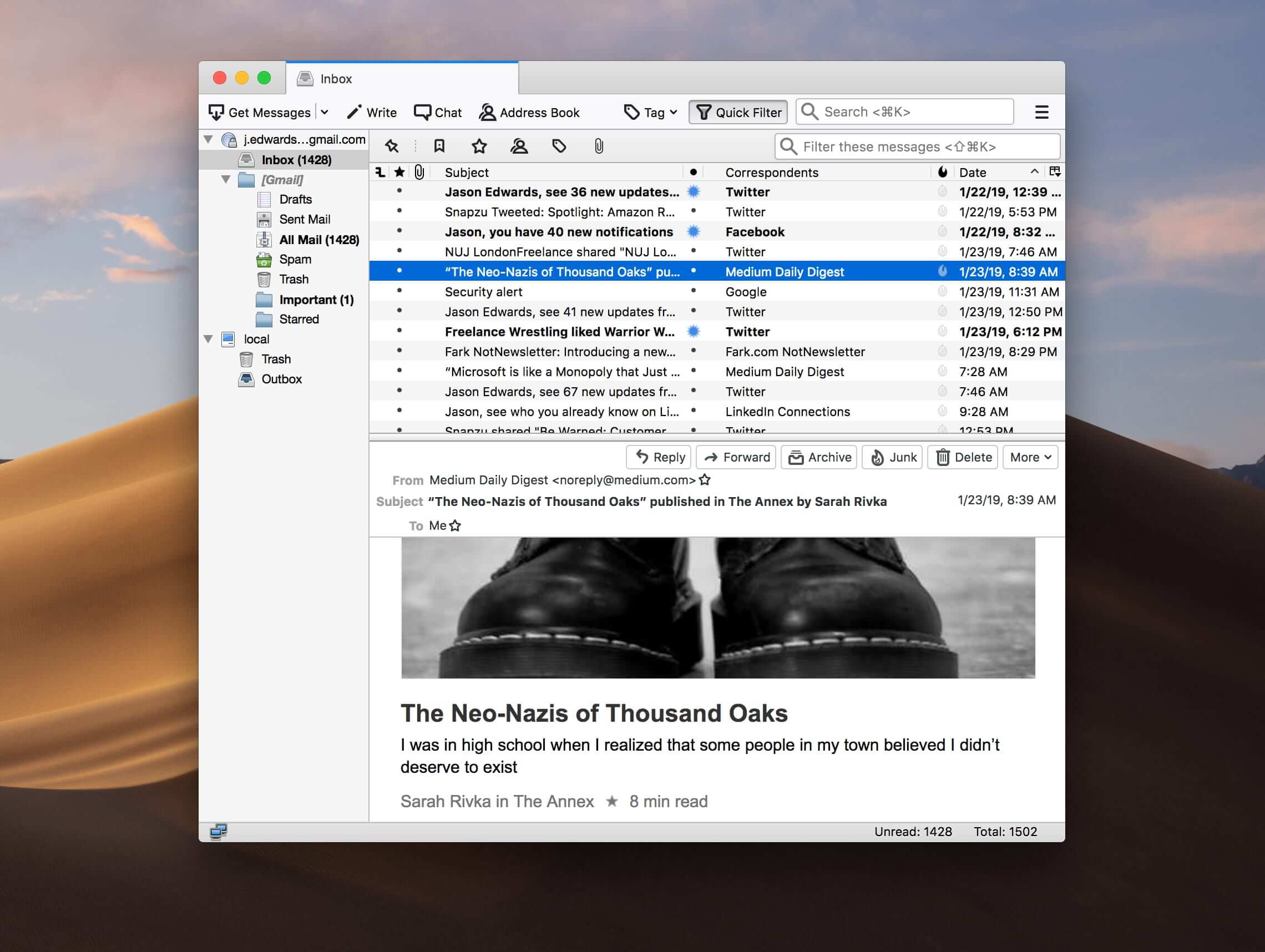 download thunderbird email client