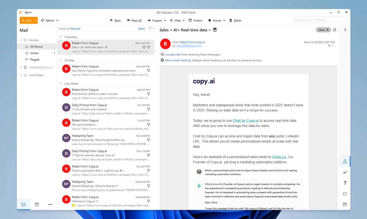 thunderbird email client for windows 10