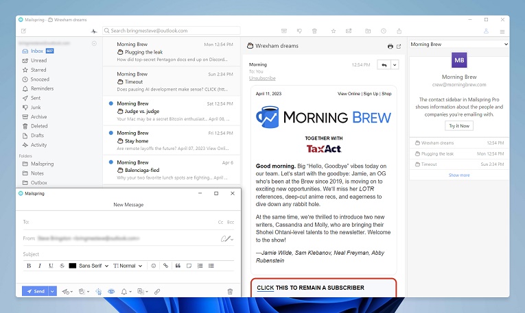 best email client for gmail on windows