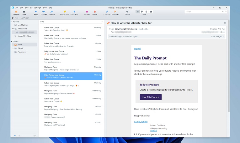 best email client for windows 10 gmail