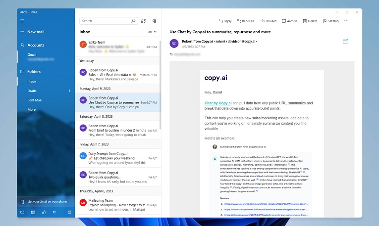 download email client for windows 7 free