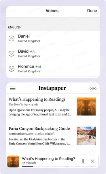 Instapaper saves web content for distraction-free offline reading across devices