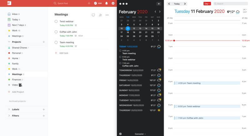 my todoist setup for project management