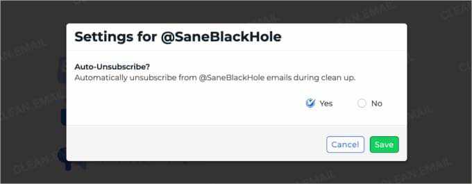 SaneBox Auto-Unsubscribe feature for unwanted emails