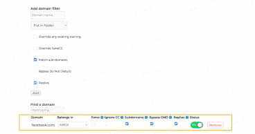 SaneBox automation rules for organizing emails by domain and subject