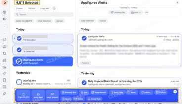 Clean Email bulk cleanup with grouped messages and multiple actions