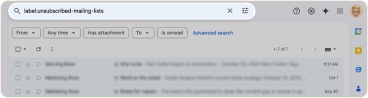 Leave Me Alone unsubscribe requests can keep messages in your inbox or move them to a custom folder