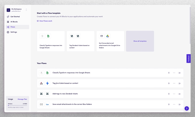 Levity is a versatile AI tool