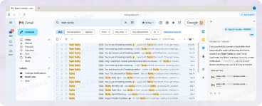 Email filter successfully created after filling all required fields