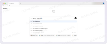 Opening my Gmail inbox