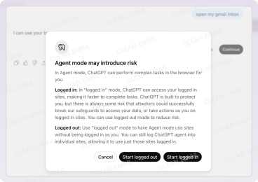 Select Start logged in to sign in to Gmail automatically