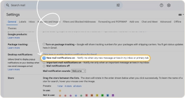 Enable Gmail notifications on macOS