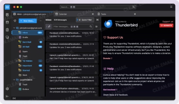 The dark mode option