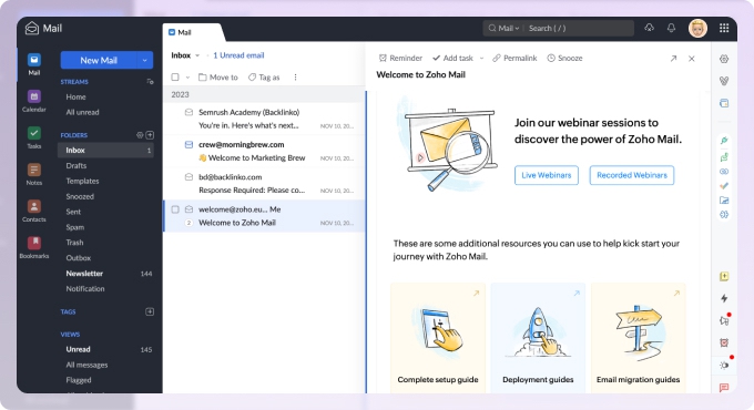 Zoho’s Email Philosophy in 2025–2026